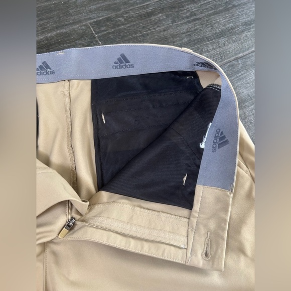 Adidas Men's Tan Golf Pants - Picture 3 of 4